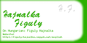 hajnalka figuly business card